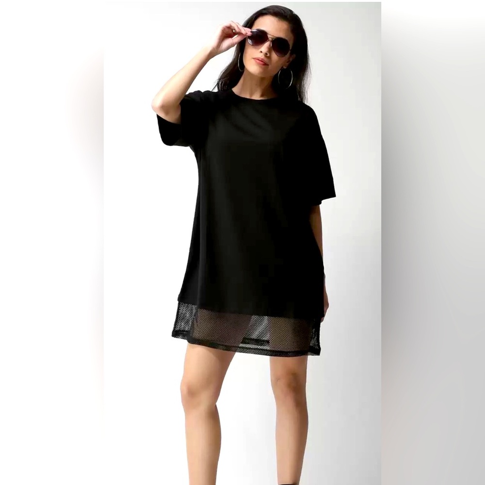 Forever 21 black T-Shirt Dress